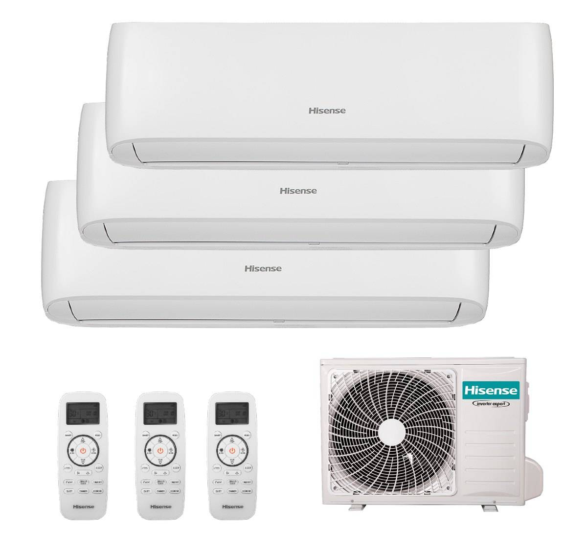 Aire acondicionado Hisense Multisplit 3x1  3AMW-62U4RFA + (3 ud) CF25